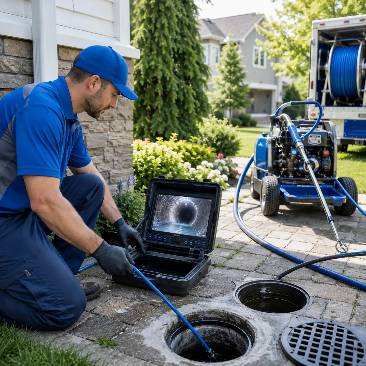 Outdoor drain cleaning professionals serving London, AR